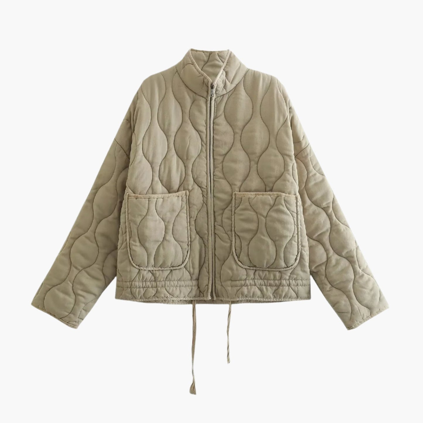 Veste matelassée oversize femme style casual hiver 2024