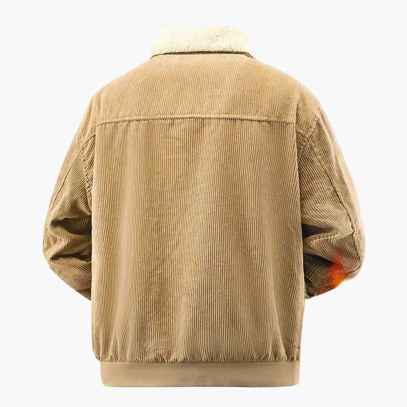 Veste chaude style urbain pour homme avec doublure épaisse – Idéale pour l'hiver et les activités décontractées