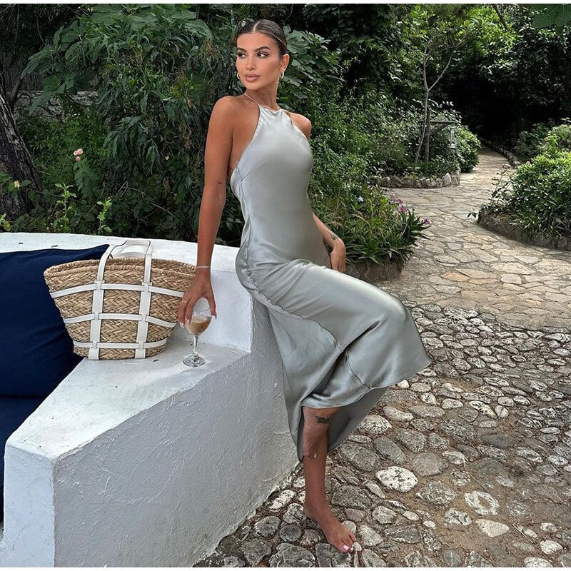Rose – Robe Maxi Élégante