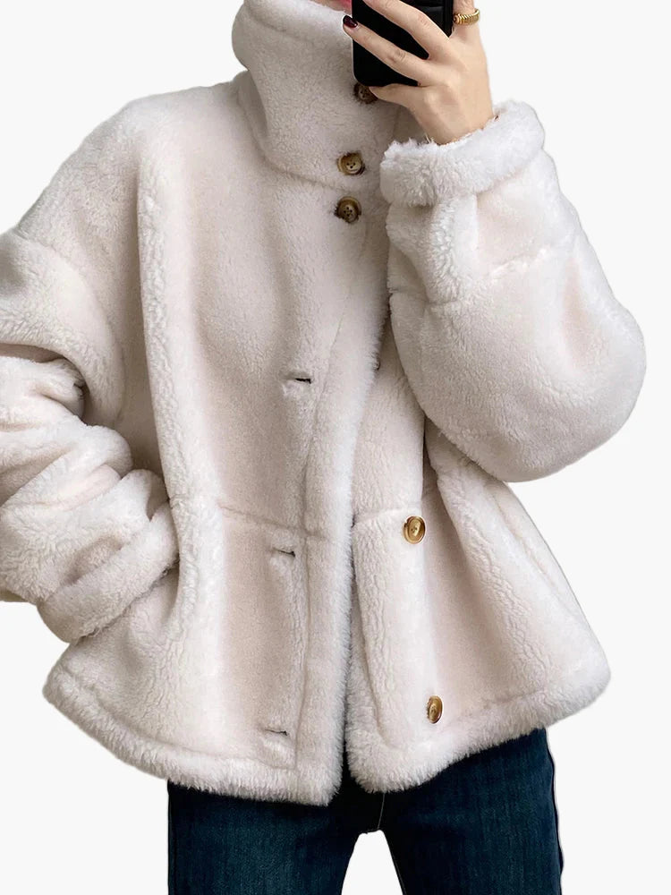 Veste d'hiver femme style aviateur coupe oversize tendance urbaine