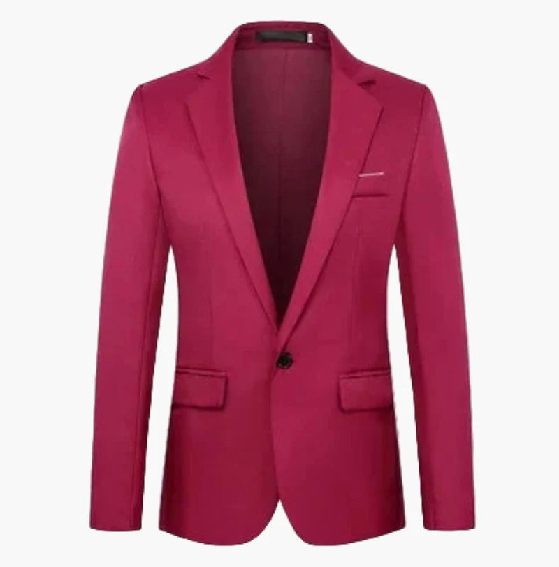 Veste de costume homme élégante coupe slim pour affaires et occasions formelles
