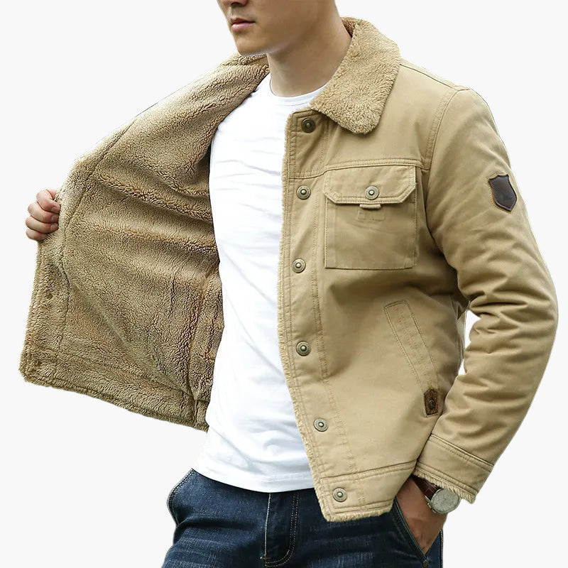 Veste décontractée style aviateur pour homme - idéale pour l'extérieur et la ville