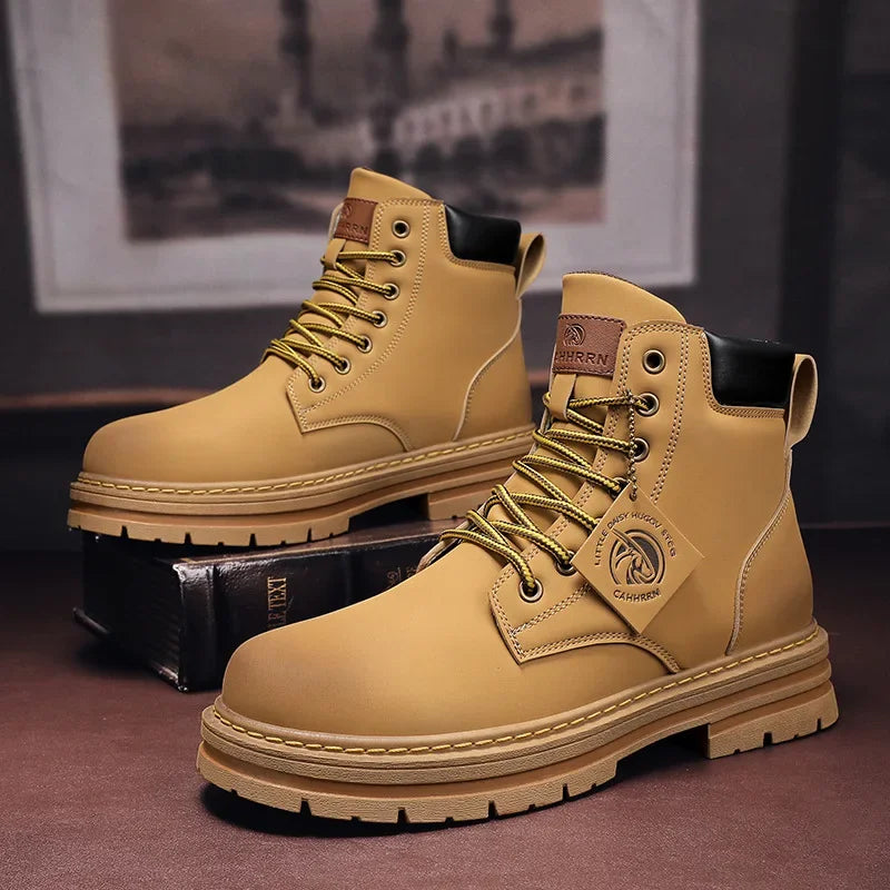 Bob – Bottes de Moto en Cuir pour Homme