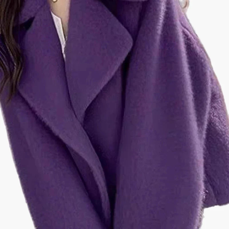 Manteau femme style moderne coupe ample élégant pour l'hiver