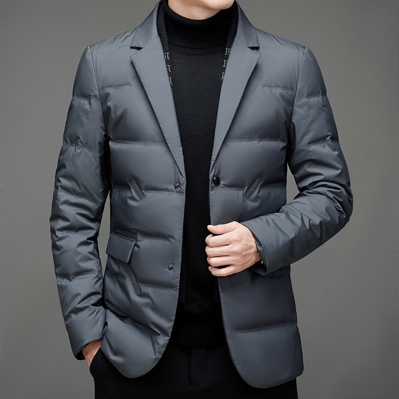Blazer matelassé homme élégant style business et décontracté