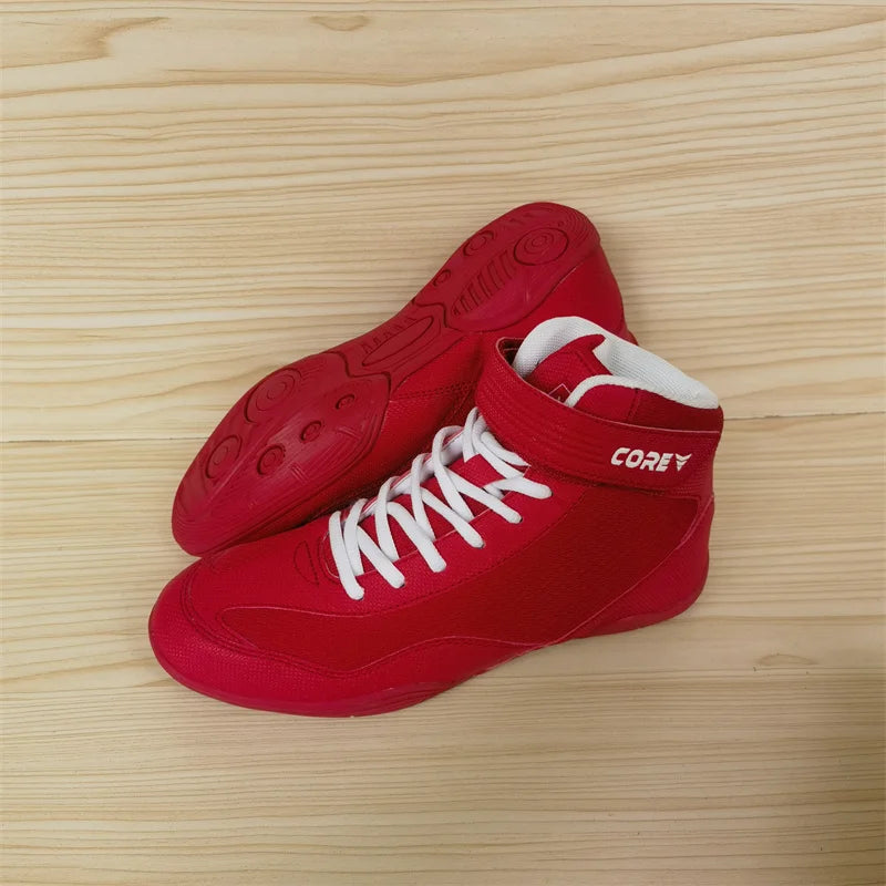 Kevin – Chaussures de Lutte Hautes Professionnelles pour Hommes