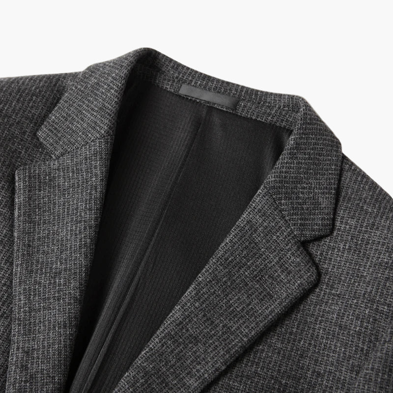 Veste Blazer Homme Élégant Style Business Décontracté pour Bureau et Occasions Formelles