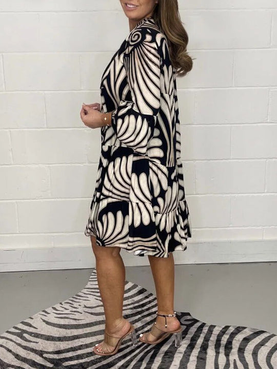 Robe Midi Plissée à Imprimé Floral
