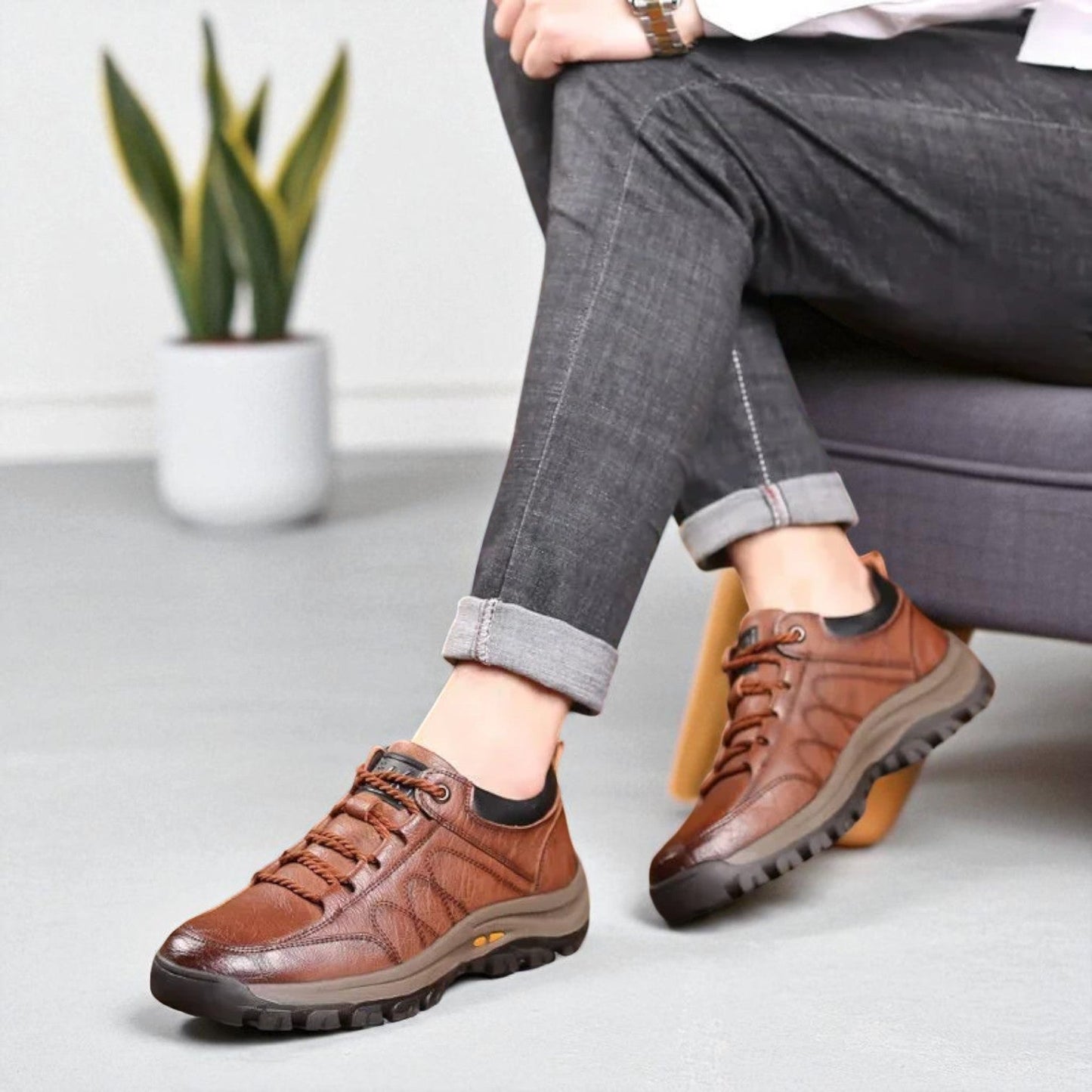 Chaussures de randonnée antidérapantes pour homme – Style urbain et aventure en plein air