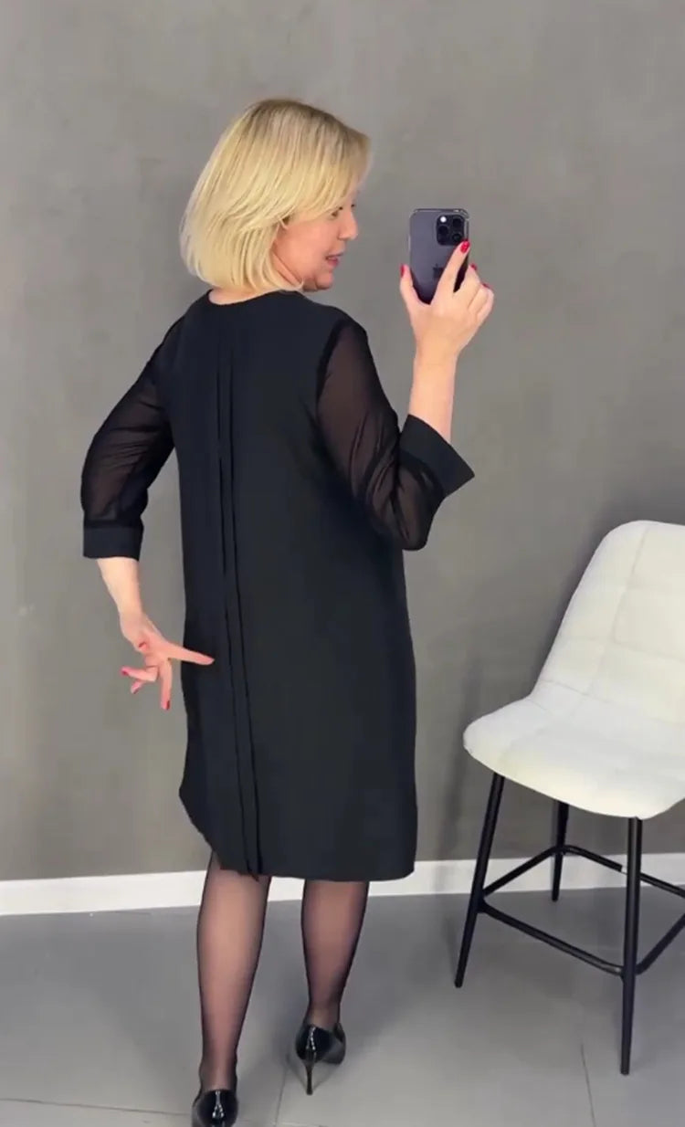 Alice – Robe Midi Plissée Élégante pour Femme