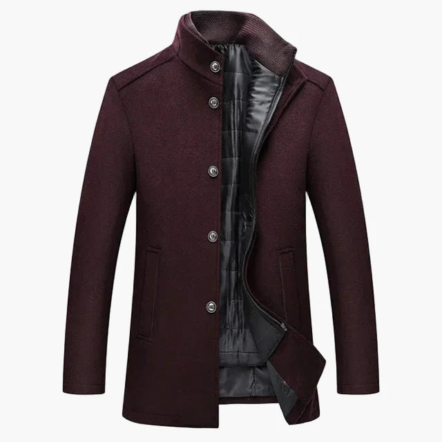 Manteau classique pour homme - Élégance urbaine et chaleur hivernale