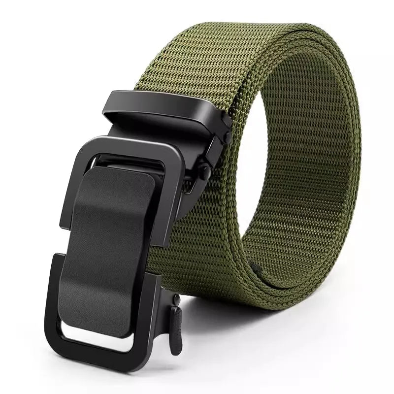 Ken – Ceinture en toile de nylon pour homme avec boucle automatique