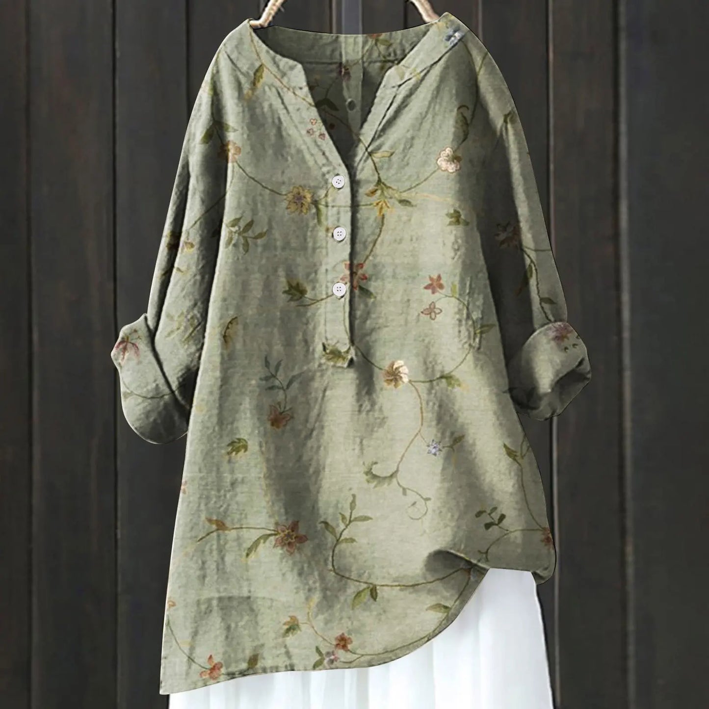 Sacha™ - Blouse à Manches Longues à Imprimé Fleuri