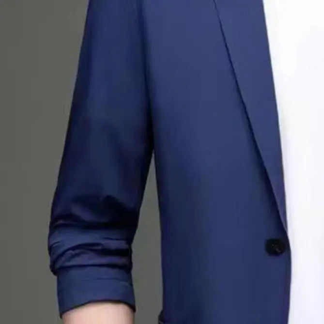 Blazer décontracté pour homme style moderne, idéal pour les occasions professionnelles et quotidiennes