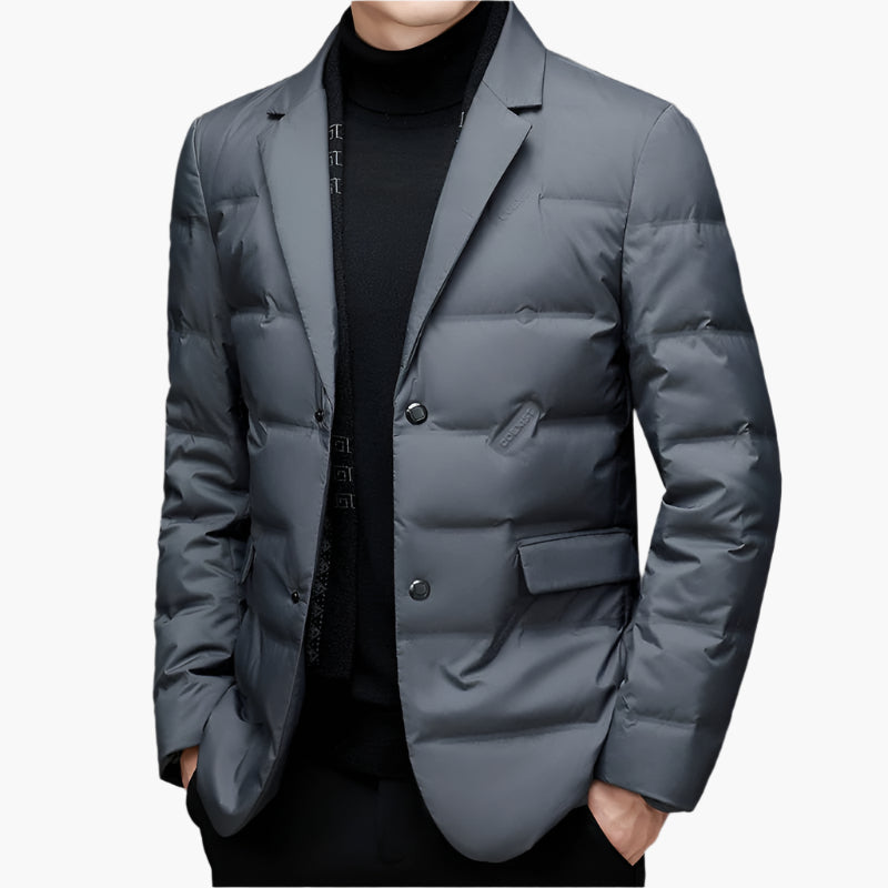 Blazer matelassé homme élégant style business et décontracté