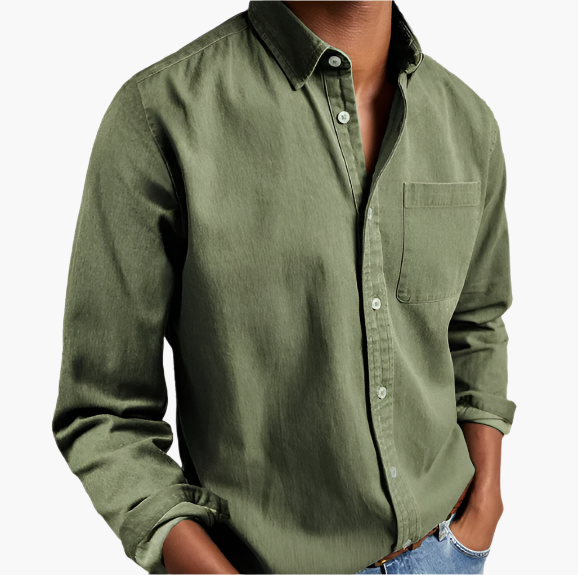 Chemise en Jean Décontractée pour Homme | Style Classique Polyvalent