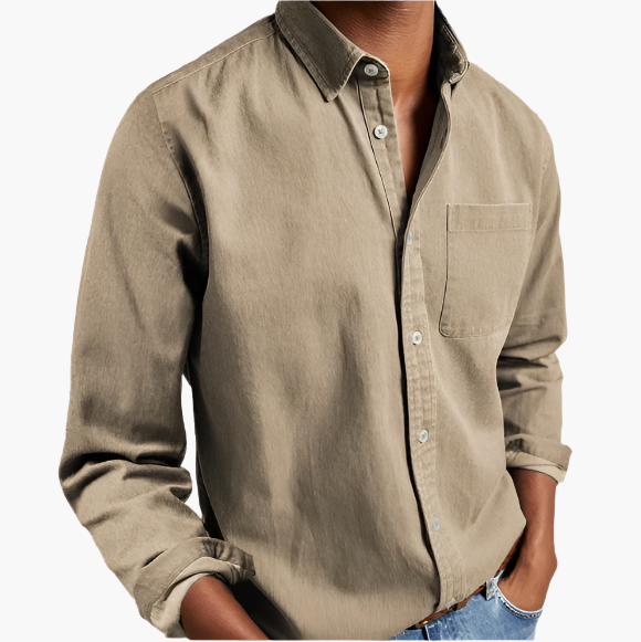 Chemise en Jean Décontractée pour Homme | Style Classique Polyvalent