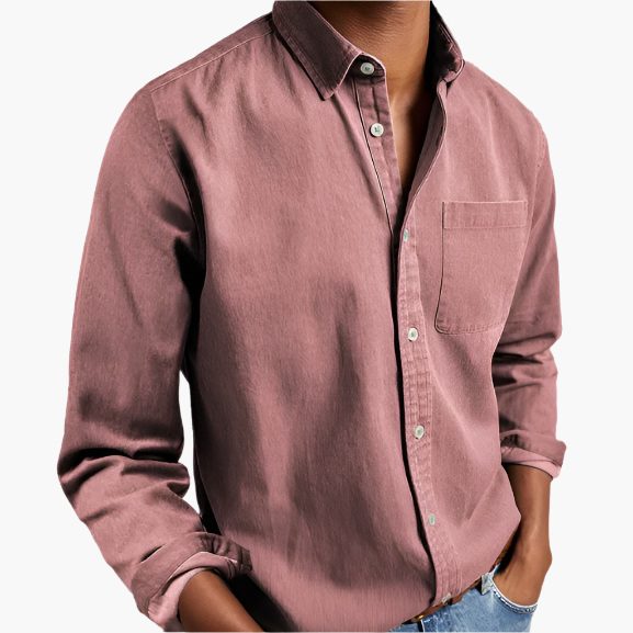 Chemise en Jean Décontractée pour Homme | Style Classique Polyvalent