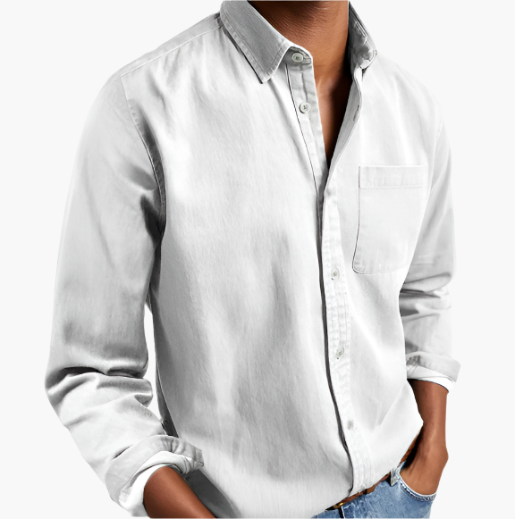 Chemise en Jean Décontractée pour Homme | Style Classique Polyvalent