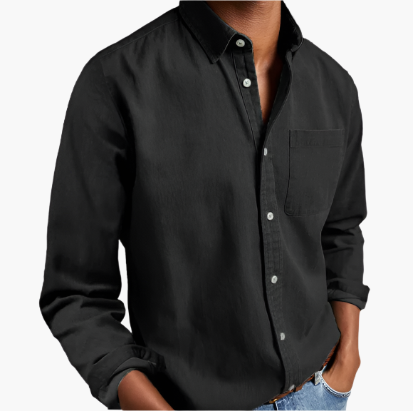 Chemise en Jean Décontractée pour Homme | Style Classique Polyvalent