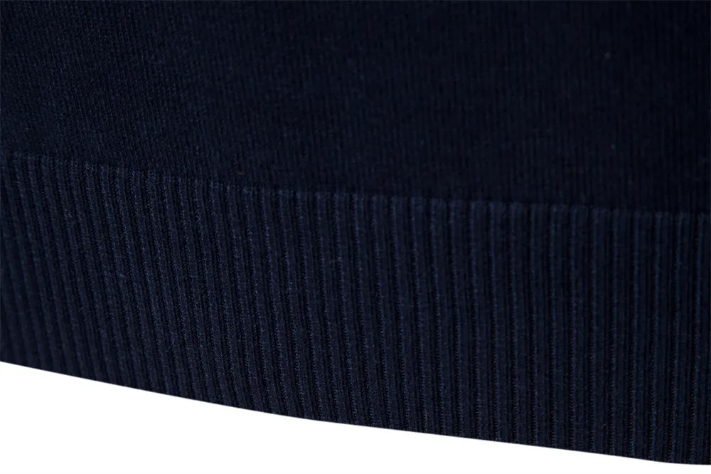 Pull à fermeture éclair quart pour homme – Style rayé chic et polyvalence quotidienne