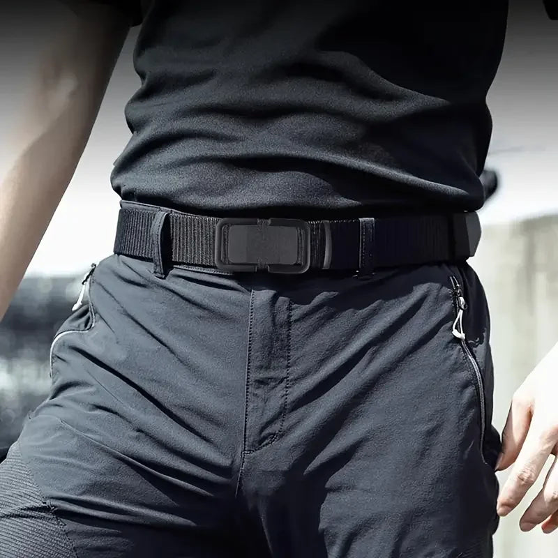 Ken – Ceinture en toile de nylon pour homme avec boucle automatique