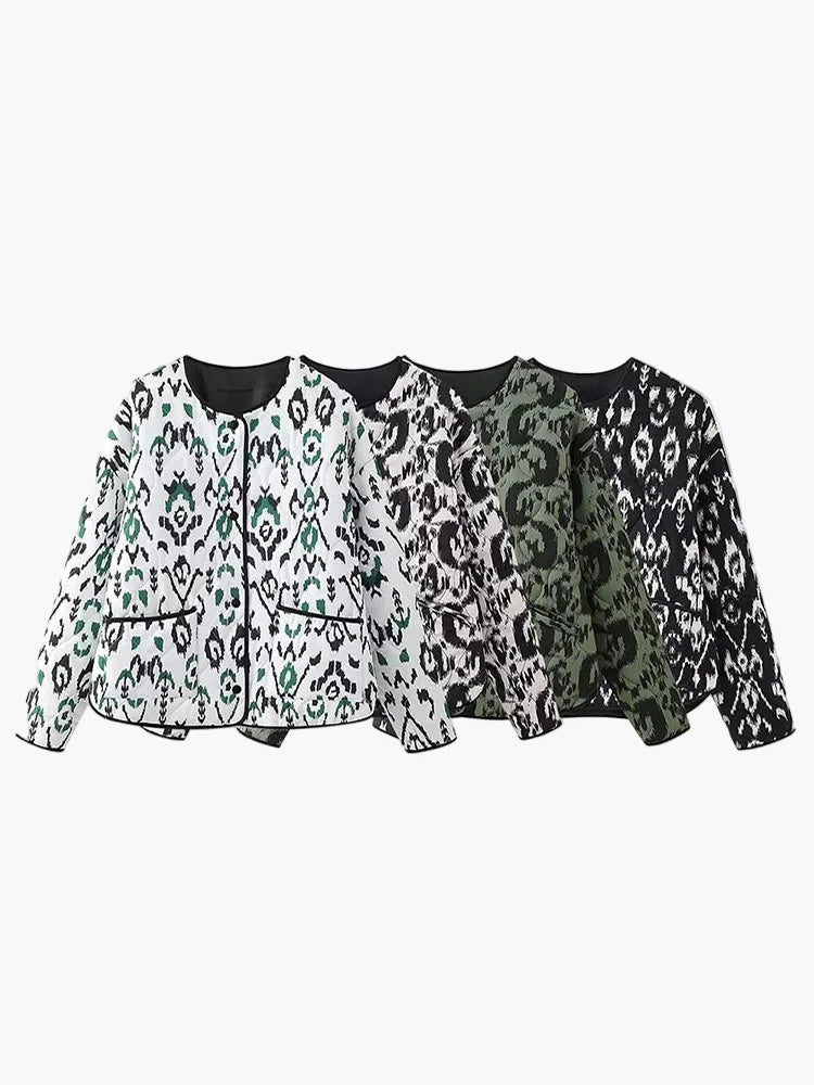 Veste matelassée femme style bohème chic décontracté