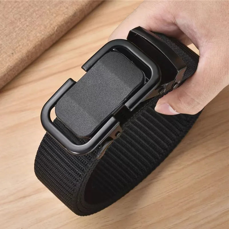 Ken – Ceinture en toile de nylon pour homme avec boucle automatique