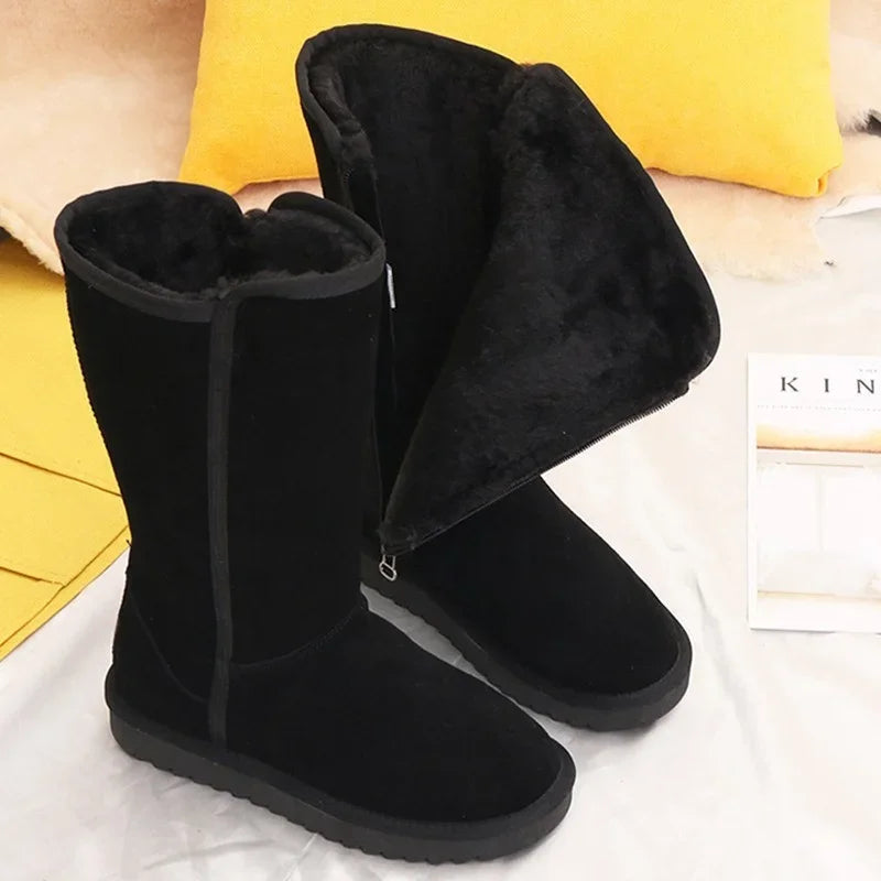 Jasmine – Bottes en Véritable Imperméables avec Fourrure Australienne