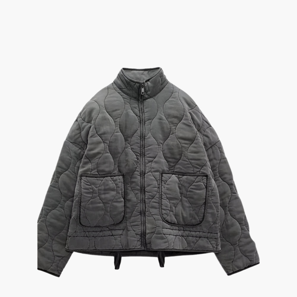 Veste matelassée oversize femme style casual hiver 2024