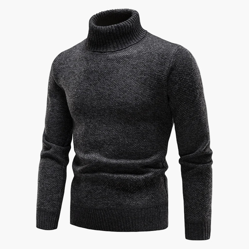 Pull à col roulé style classique pour homme – Élégance urbaine et confort quotidien