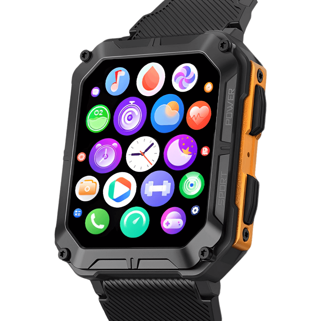 Giles – Montre Connectée Étanche pour Hommes avec Fonctionnalités Avancées