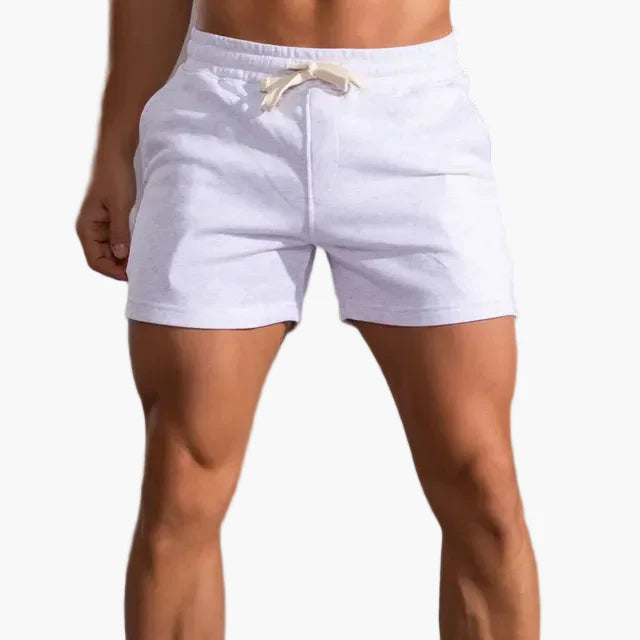 Men's jogger shorts classic cut versatile for leisure and sport