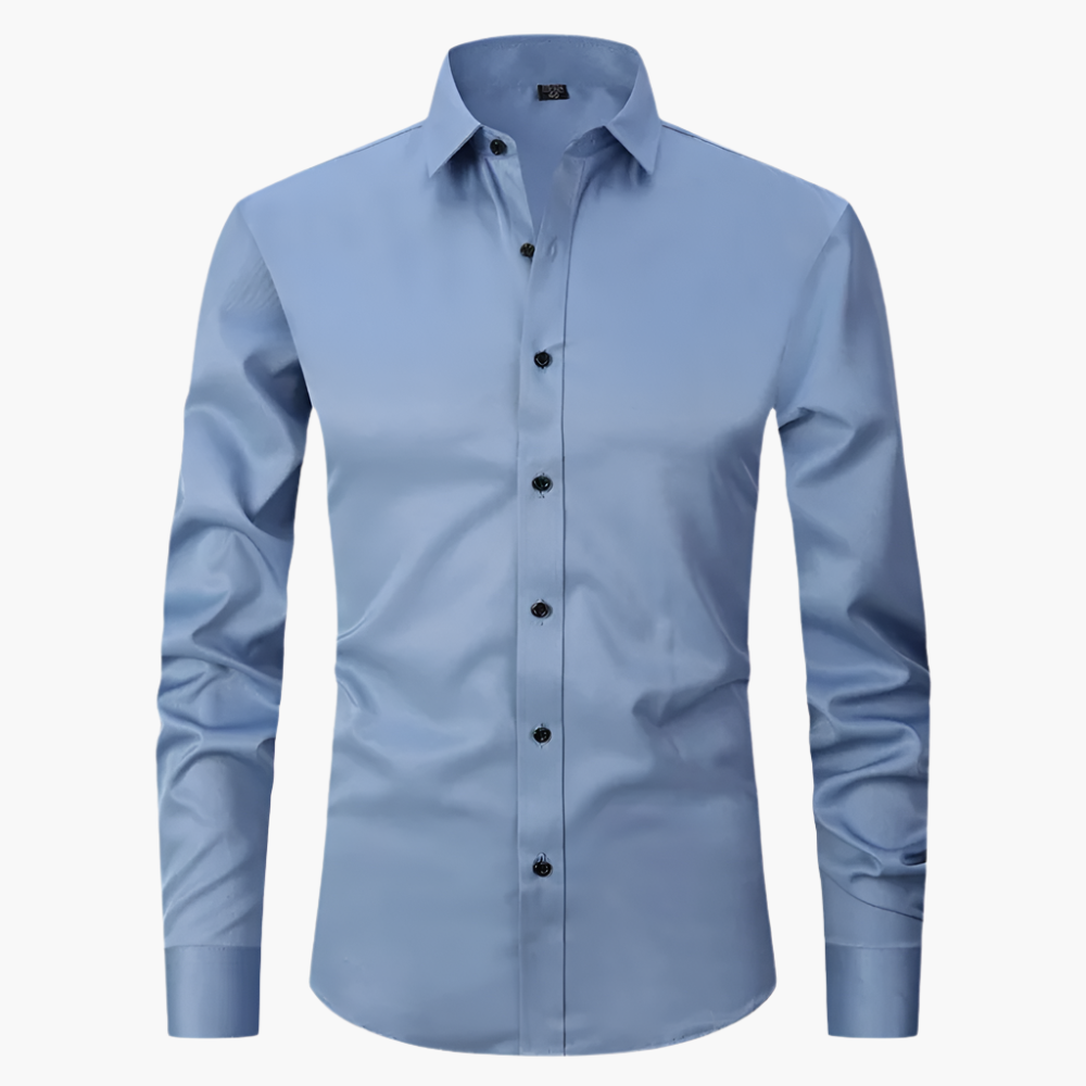 Chemise classique stretch pour homme – Élégante, polyvalente et confortable pour affaires ou loisirs