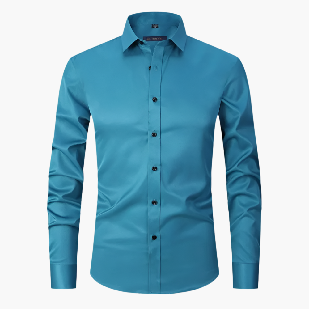 Chemise classique stretch pour homme – Élégante, polyvalente et confortable pour affaires ou loisirs