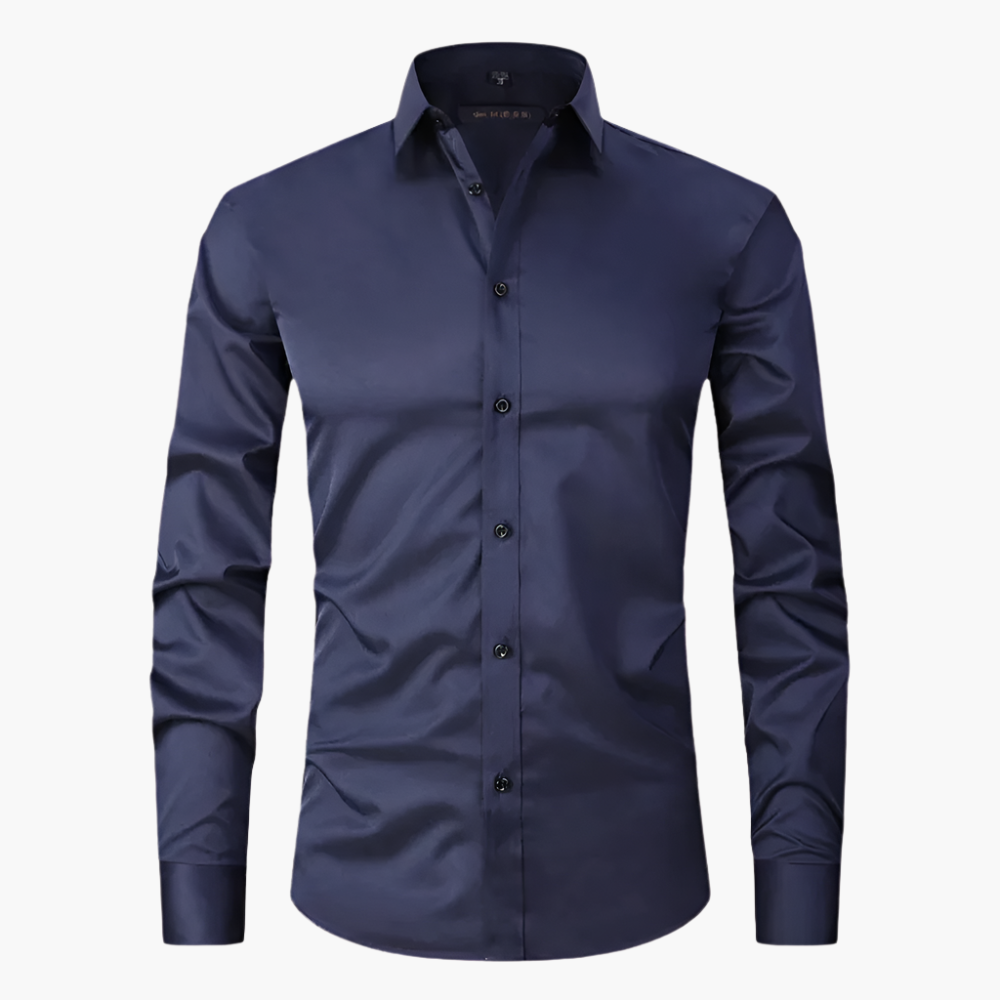Chemise classique stretch pour homme – Élégante, polyvalente et confortable pour affaires ou loisirs