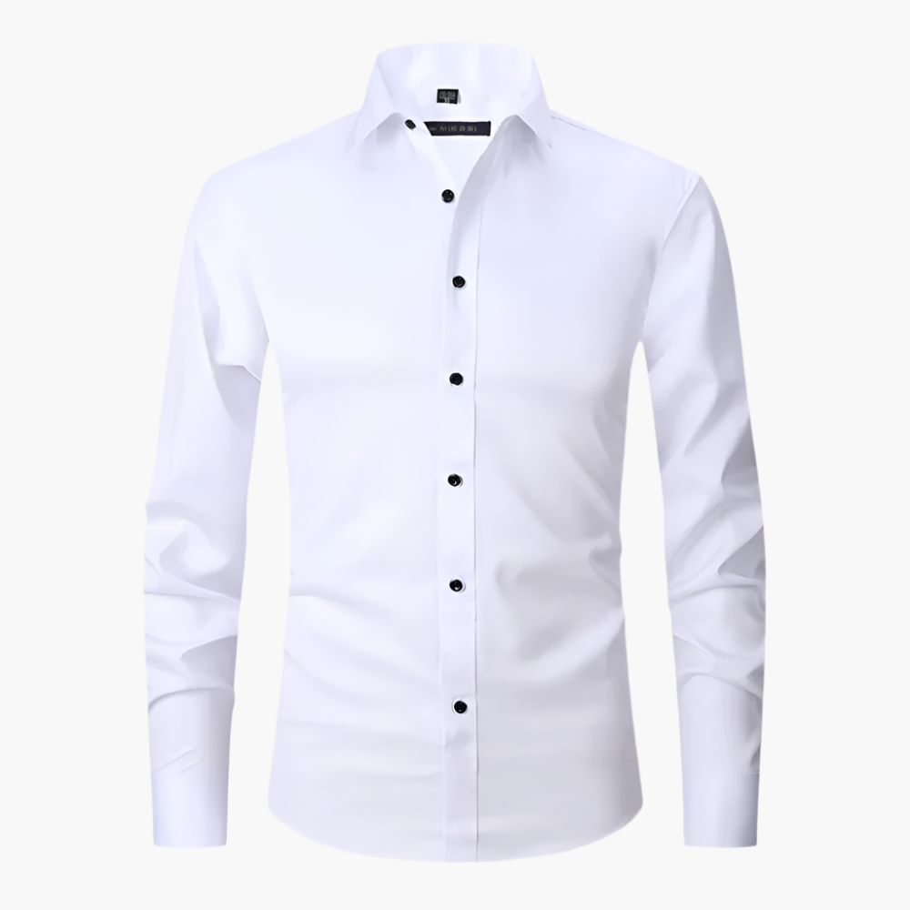 Chemise classique stretch pour homme – Élégante, polyvalente et confortable pour affaires ou loisirs