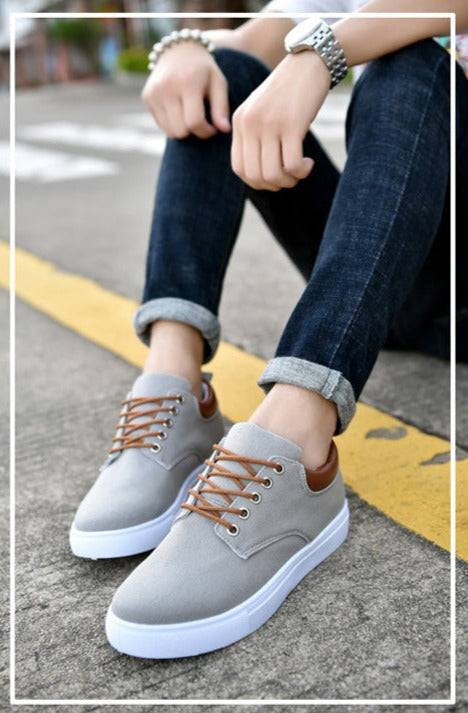 Sneakers décontractées homme style urbain polyvalent pour toutes occasions