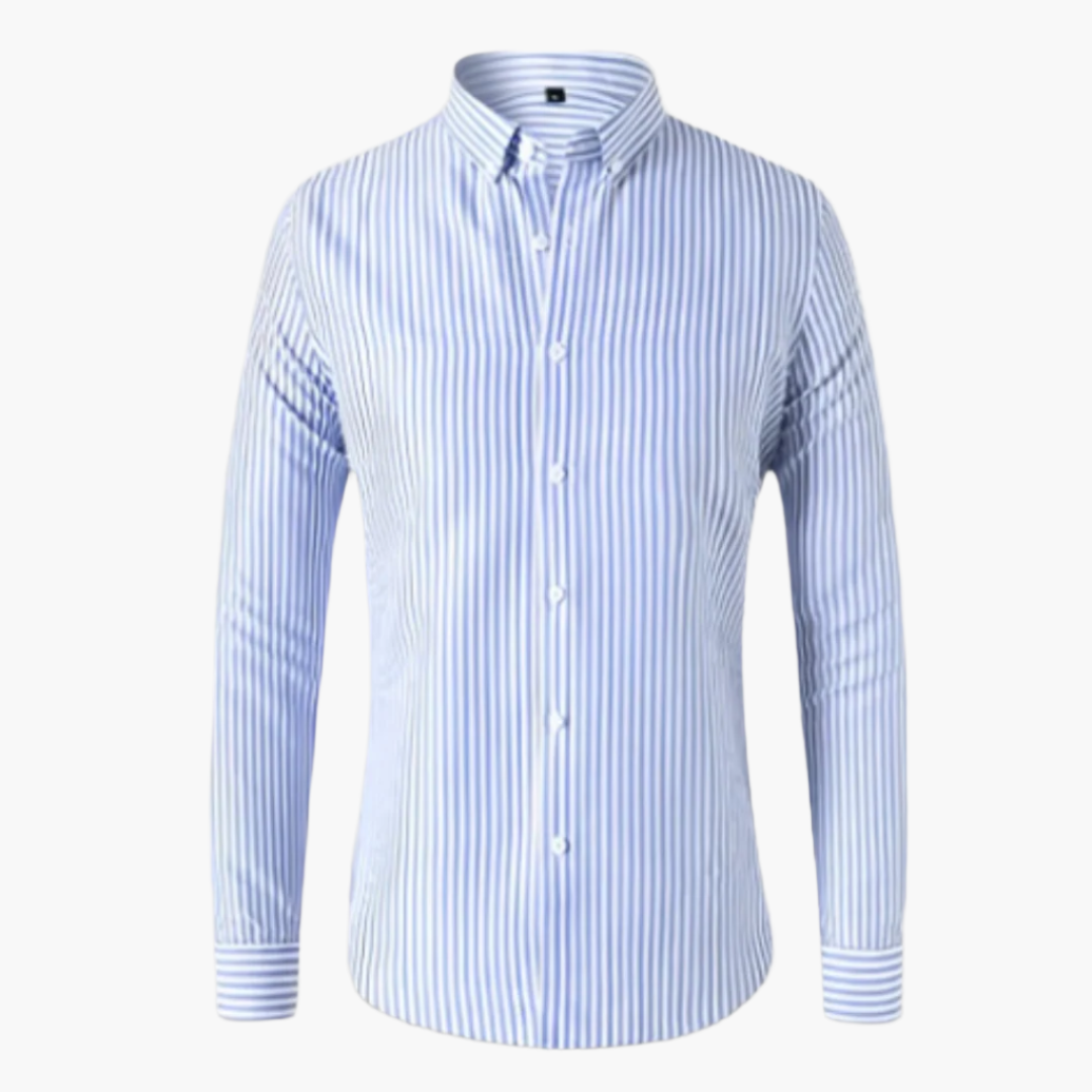 Chemise à Rayures Élégante pour Homme - Style Classique et Polyvalent