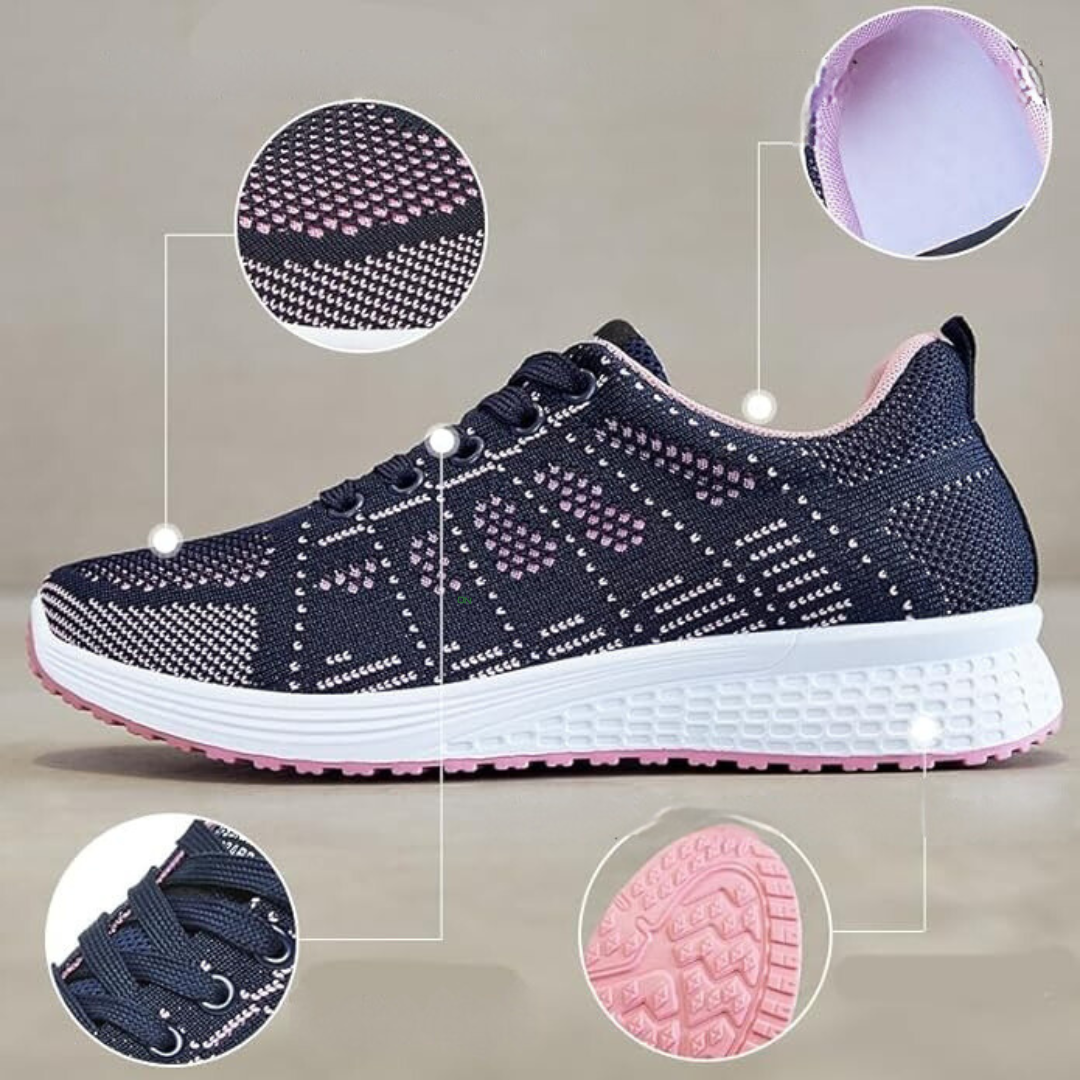 Baskets décontractées respirantes pour femme – Style moderne pour sport et loisirs