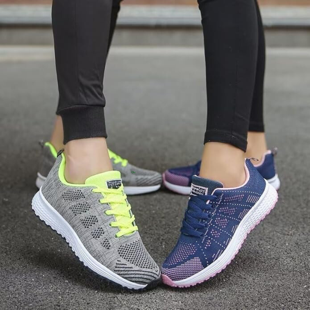Baskets décontractées respirantes pour femme – Style moderne pour sport et loisirs