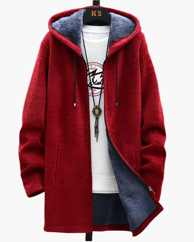 Veste à capuche style décontracté pour homme – idéale pour l'automne et les soirées fraîches