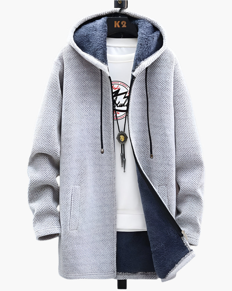 Veste à capuche style décontracté pour homme – idéale pour l'automne et les soirées fraîches