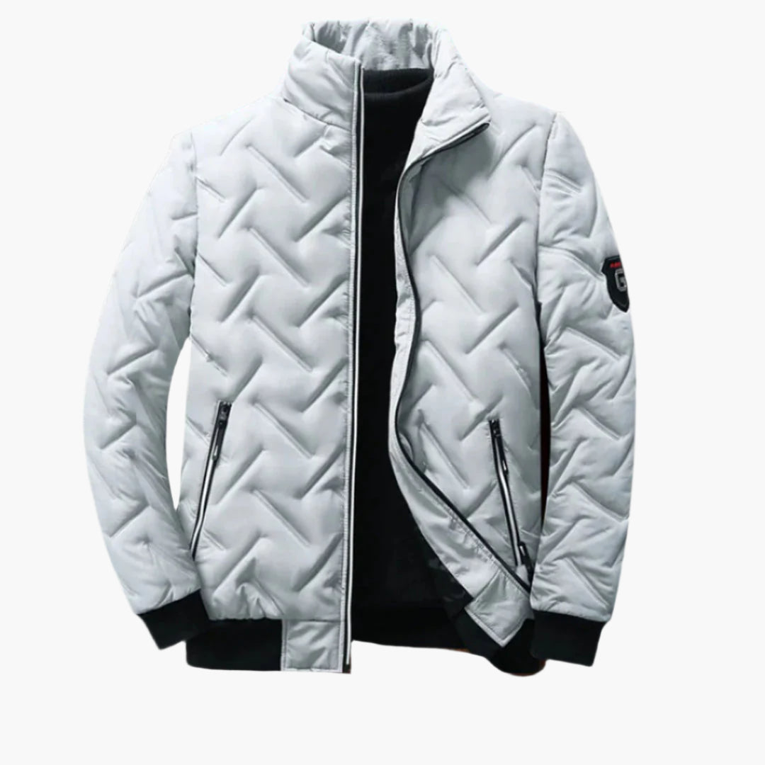 Veste matelassée homme style urbain élégante hiver – idéale pour sorties et travail
