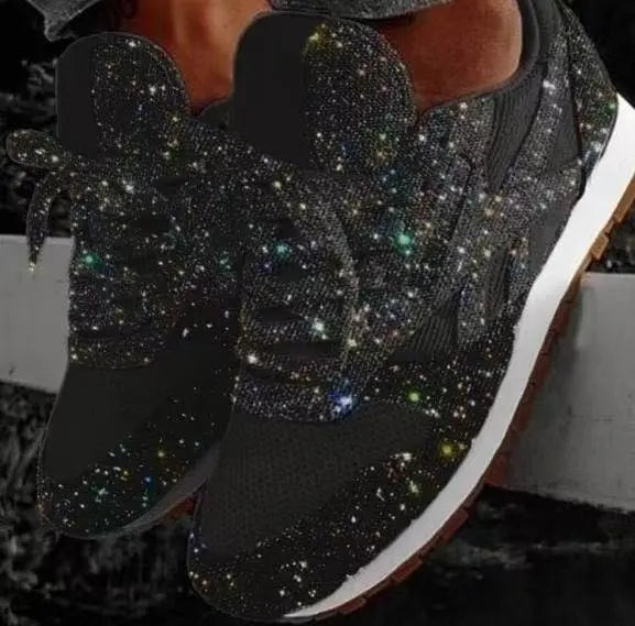 Alison – Chaussures Casuales Étincelantes avec Paillettes