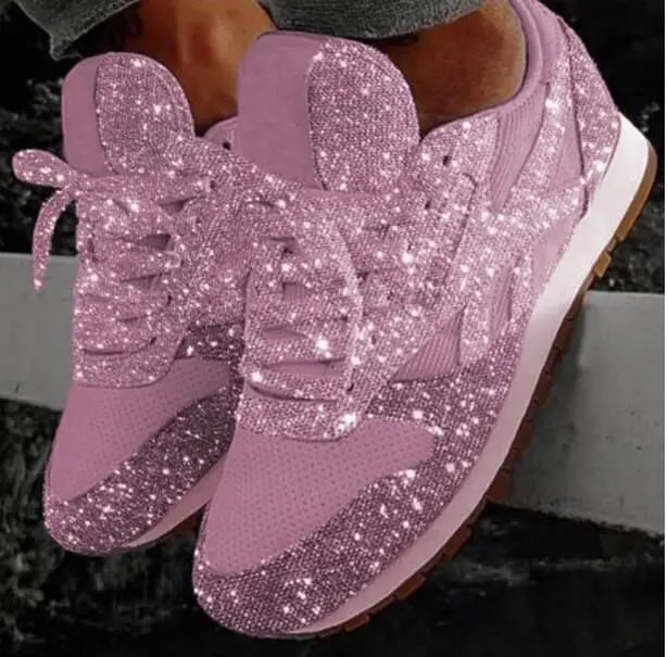 Alison – Chaussures Casuales Étincelantes avec Paillettes