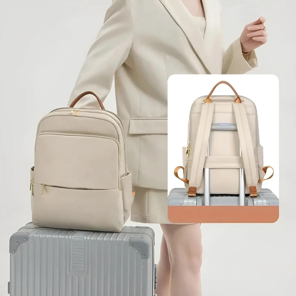 Sac à dos femme élégant et fonctionnel pour travail et voyages