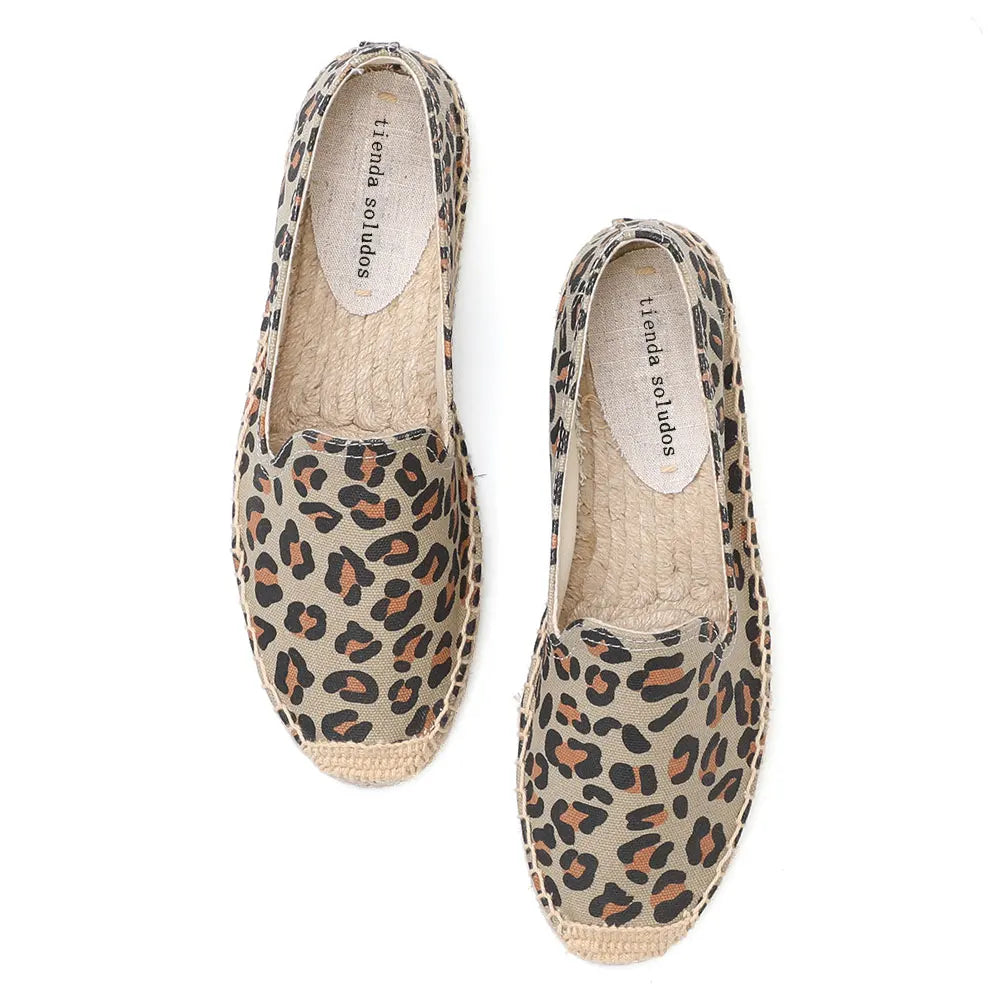 Espadrilles Femmes Loafers Léopard