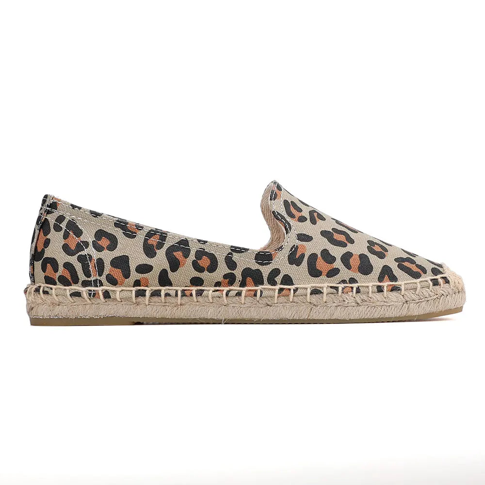Espadrilles Femmes Loafers Léopard