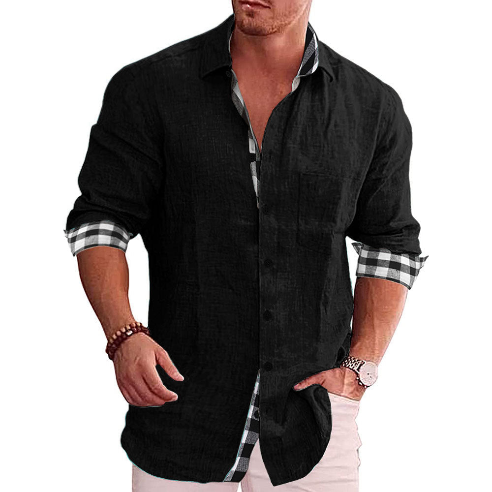 Toby – Chemise Homme à Manches Longues Décontractée